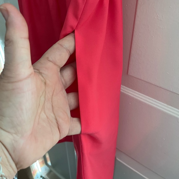 NWOT Ann Taylor Loft Sleeveless Lined Dress Coral XS - Picture 7 of 11